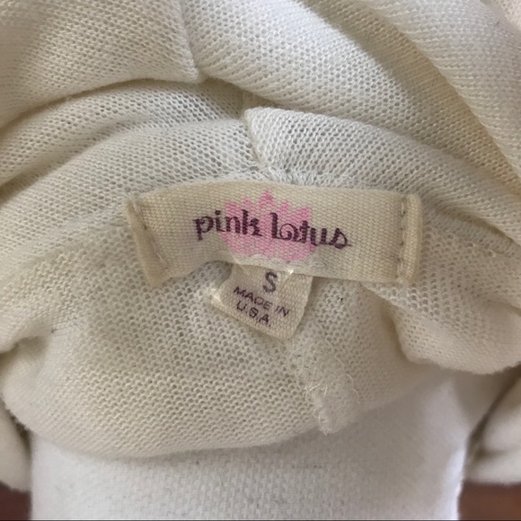 Pink Lotus Poetic Pullover Cowl Neck HiLo - Picture 7 of 8